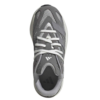 Grey-Silver - Lifestyle - Adidas Childrens-Kids Lightblaze Leather Shoes