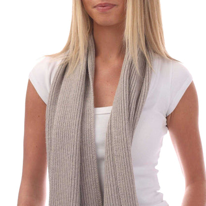 Grey - Back - Boss Laura Scarf