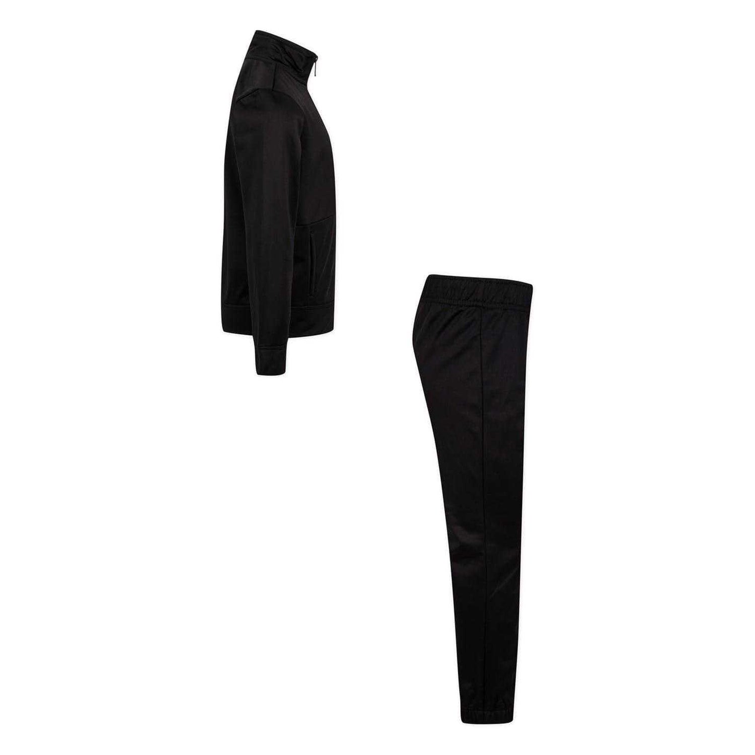 Black-White - Lifestyle - Nike Boys Swoosh Polyester Tracksuit