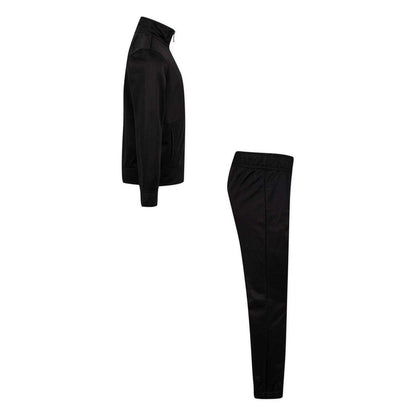 Black-White - Lifestyle - Nike Boys Swoosh Polyester Tracksuit