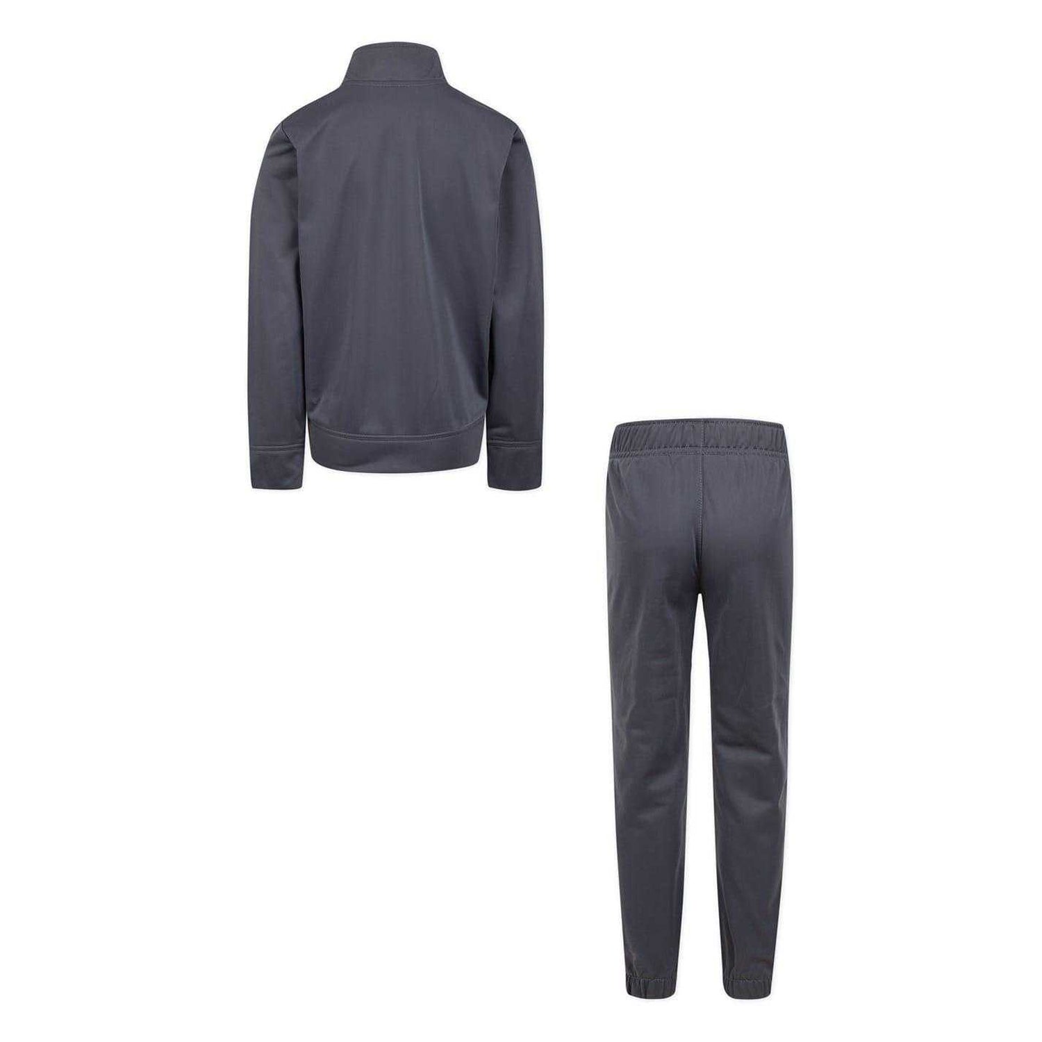 Grey-White - Back - Nike Boys Swoosh Polyester Tracksuit