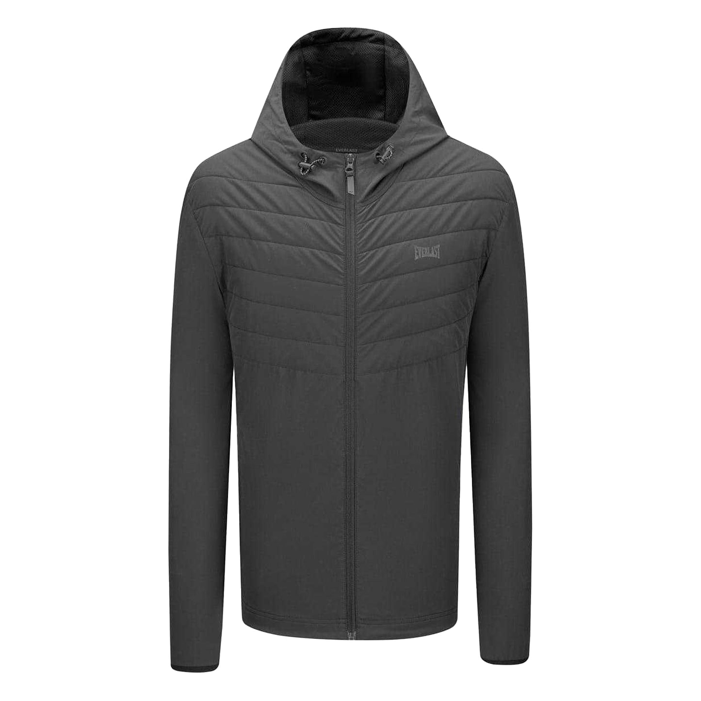 Black-Carbon - Front - Everlast Mens Hybrid Jacket