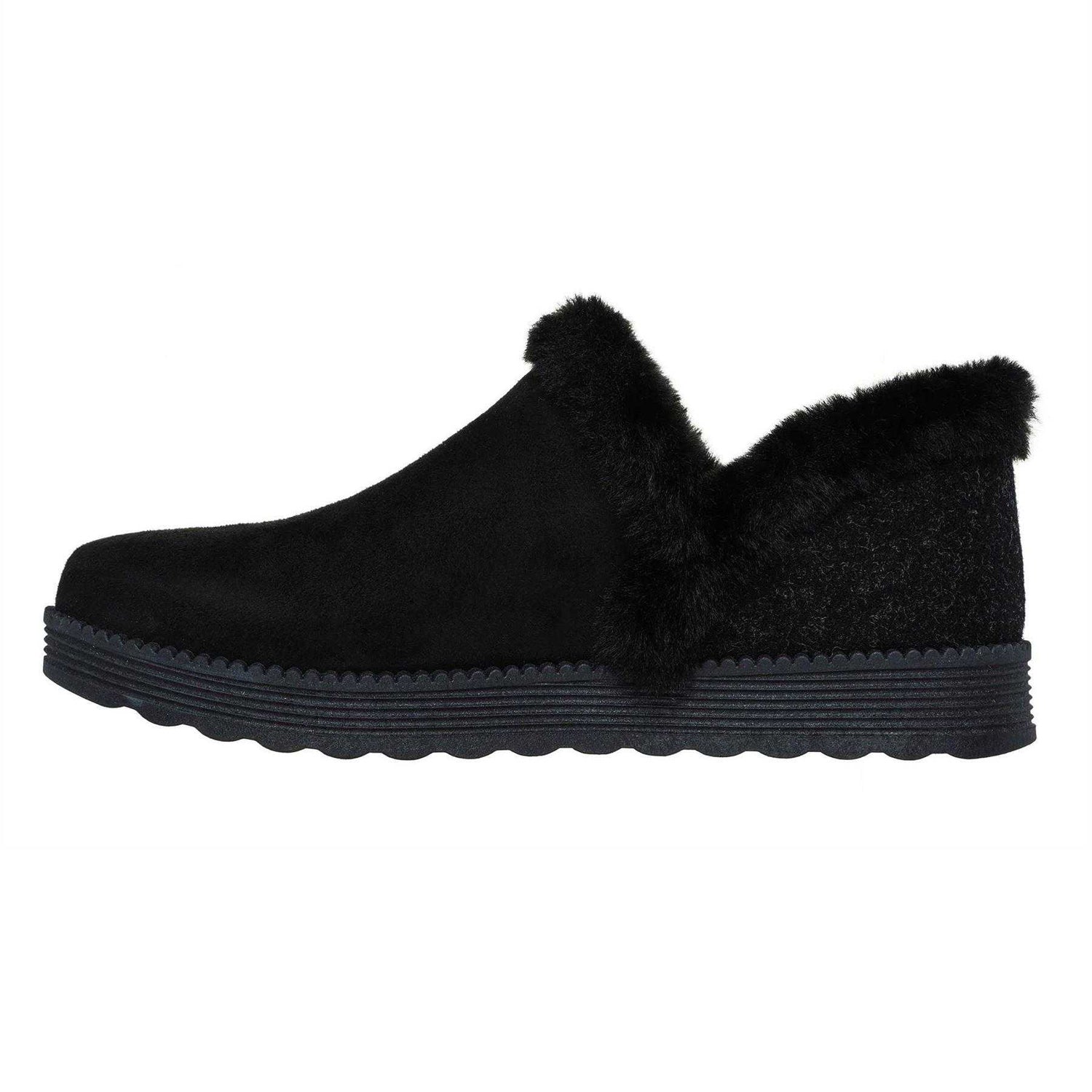 Black - Back - Skechers Womens-Ladies Dream Arch Fit Slippers