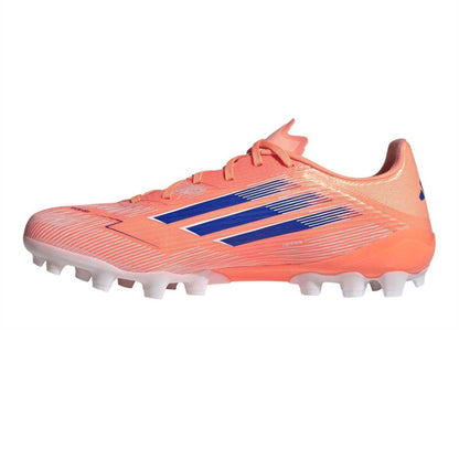 Orange - Side - Adidas Mens F50 League 3 Stripes Football Boots