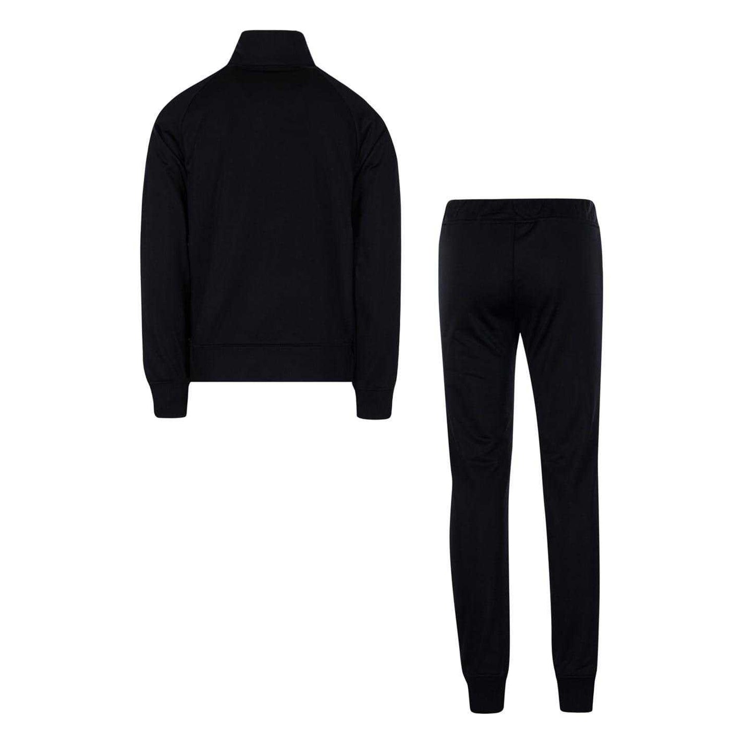 Black-White-Pink - Back - Nike Girls NSW Tracksuit Set