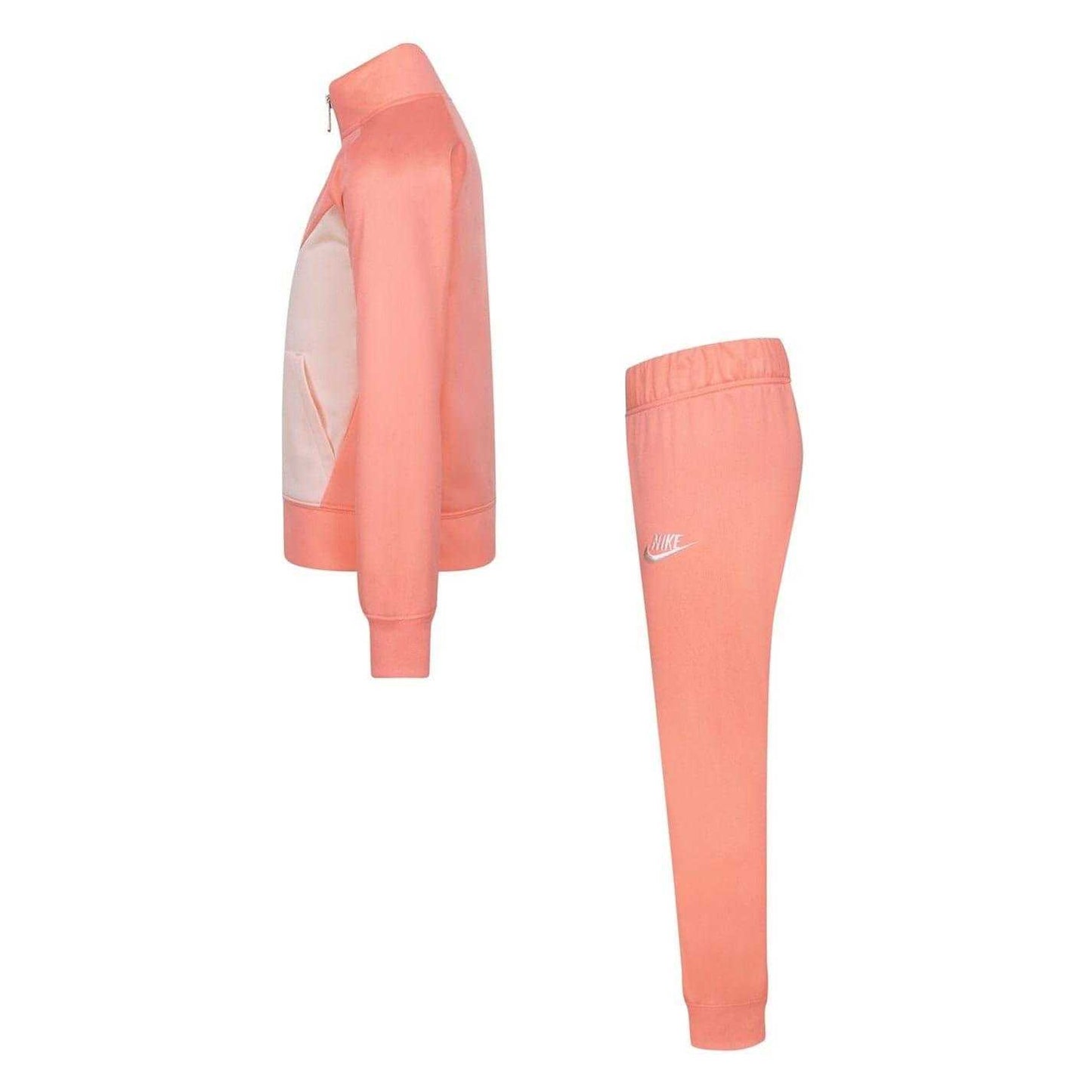 Pink Glaze - Side - Nike Girls NSW Tracksuit Set