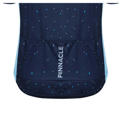 Blue - Side - Pinnacle Mens Starry Sky Cycling Jersey
