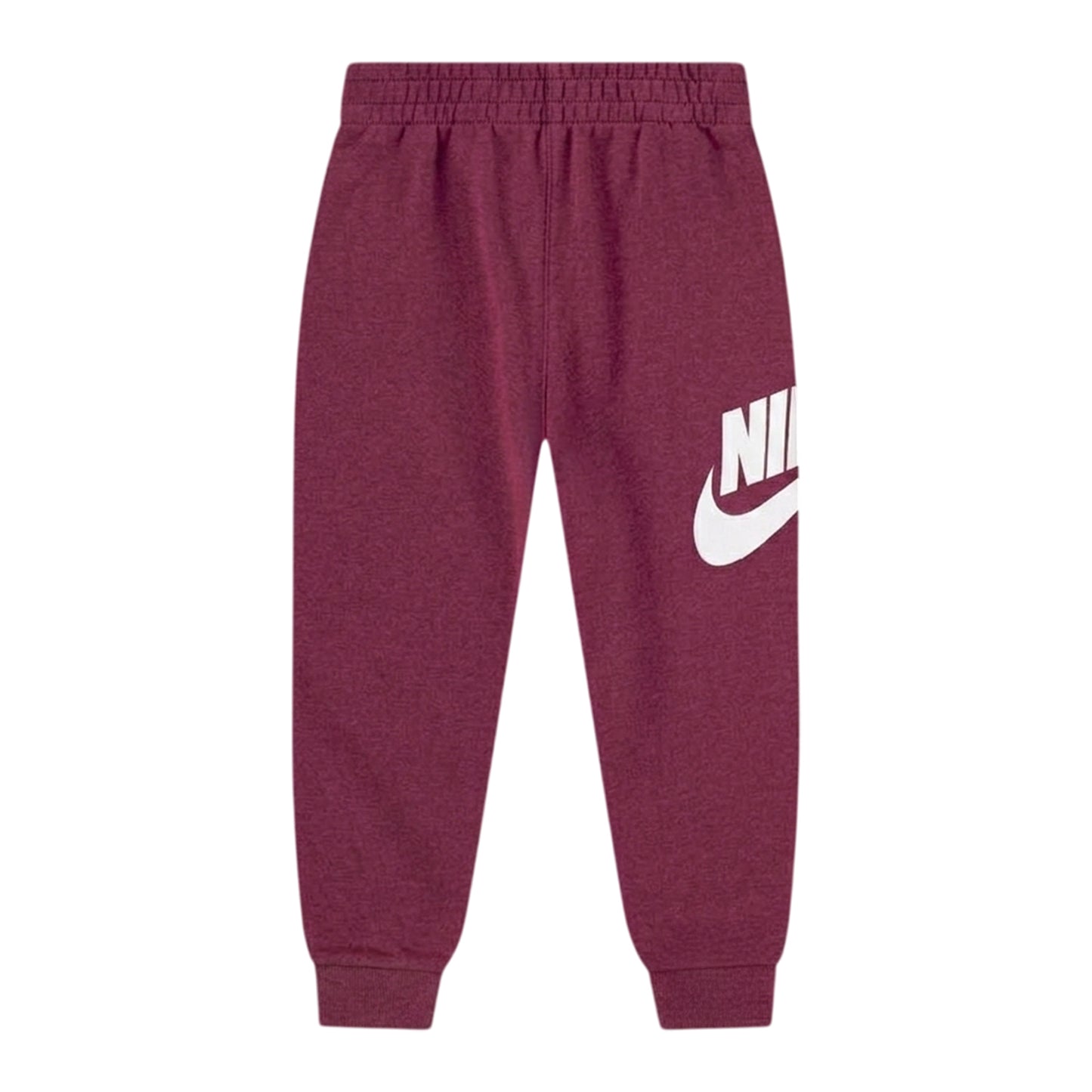 Beet Red - Side - Nike Girls Fleece Long-Sleeved Tracksuit Set