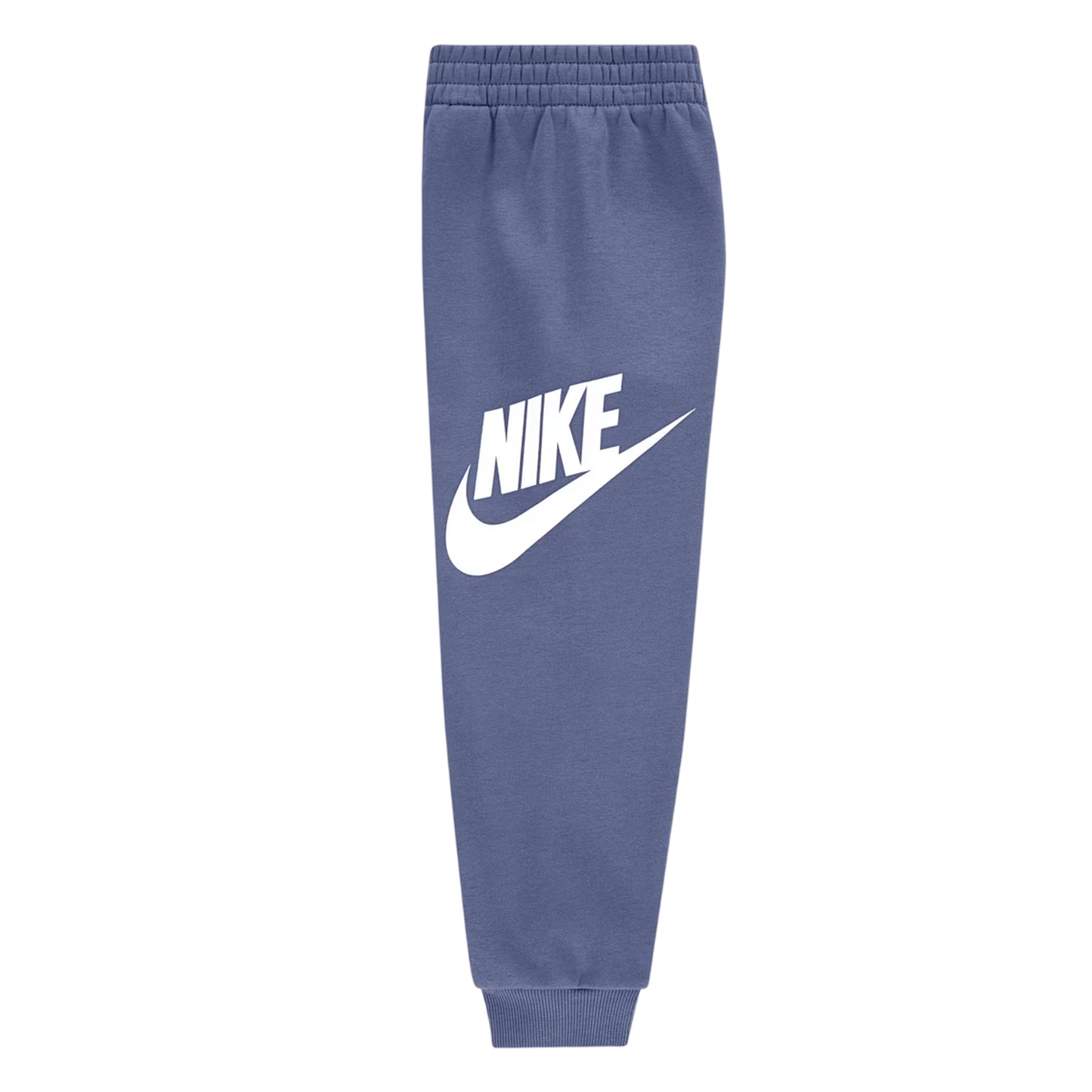 Indigo - Side - Nike Girls Fleece Long-Sleeved Tracksuit Set