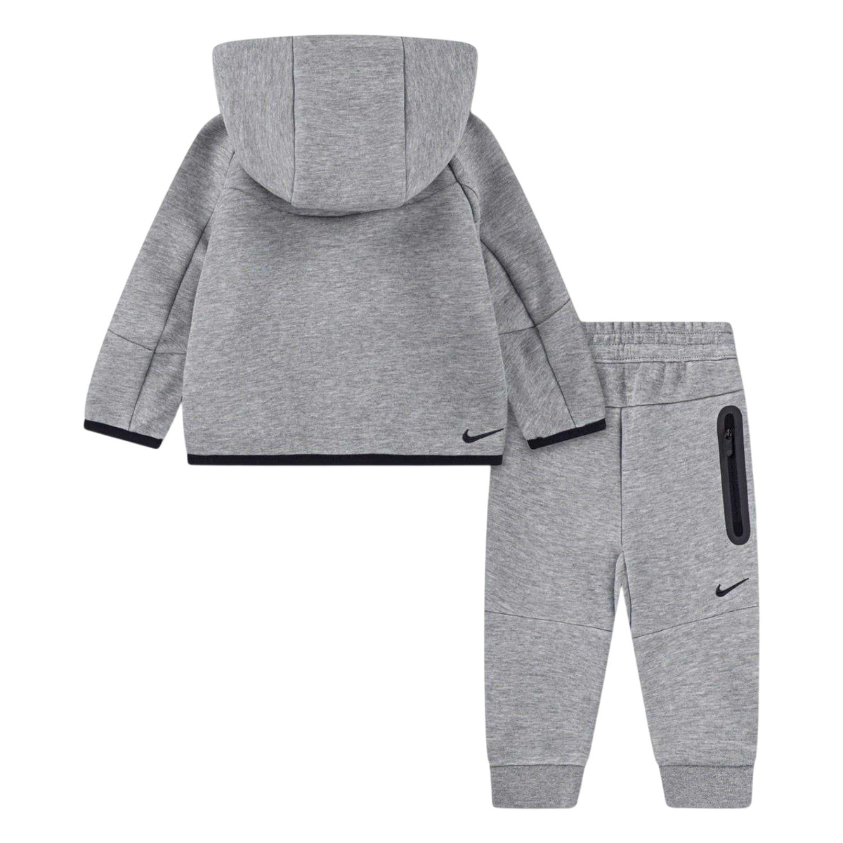 Grey - Back - Nike Baby Tech Tracksuit Set