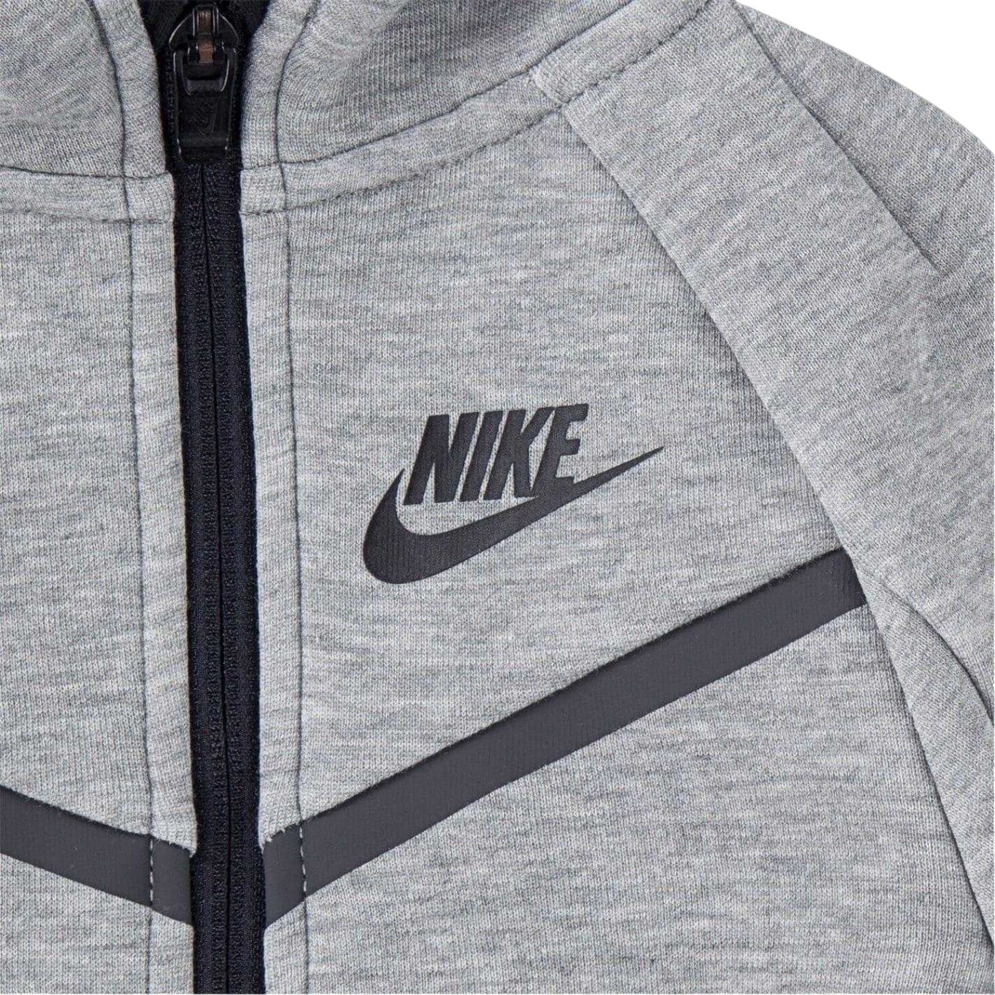 Grey - Side - Nike Baby Tech Tracksuit Set