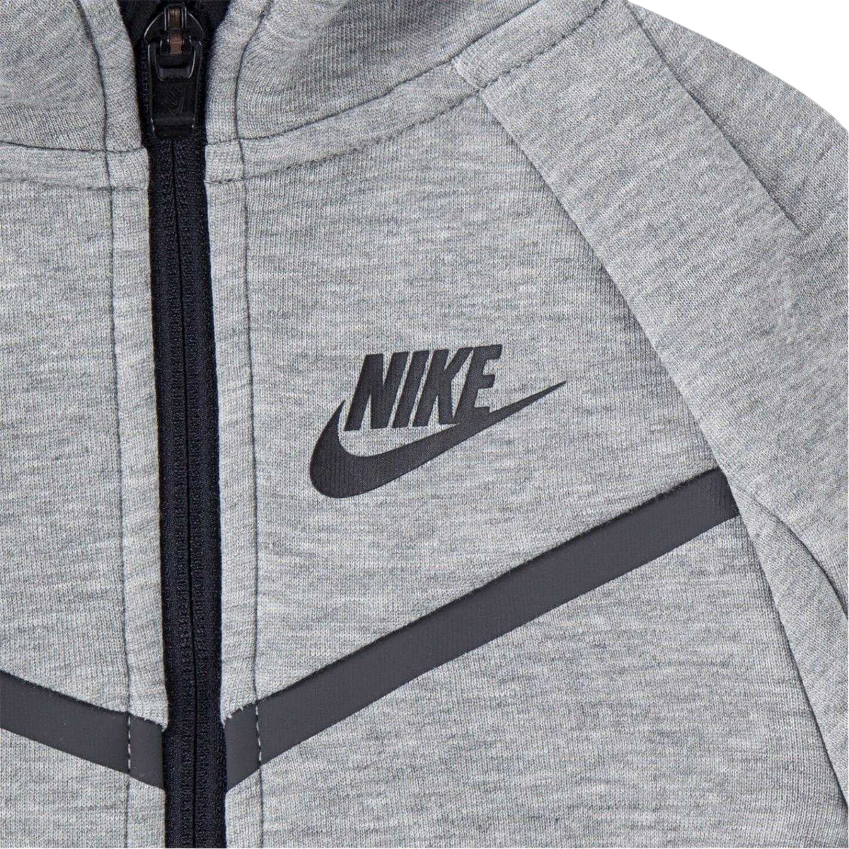 Grey - Side - Nike Baby Tech Tracksuit Set
