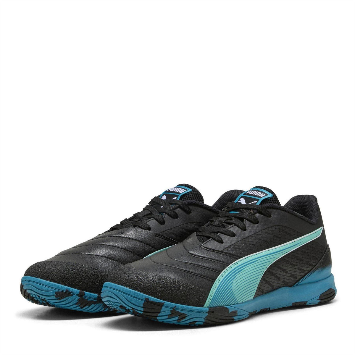 Puma Black - Front - Puma Mens Ibero IV Football Boots
