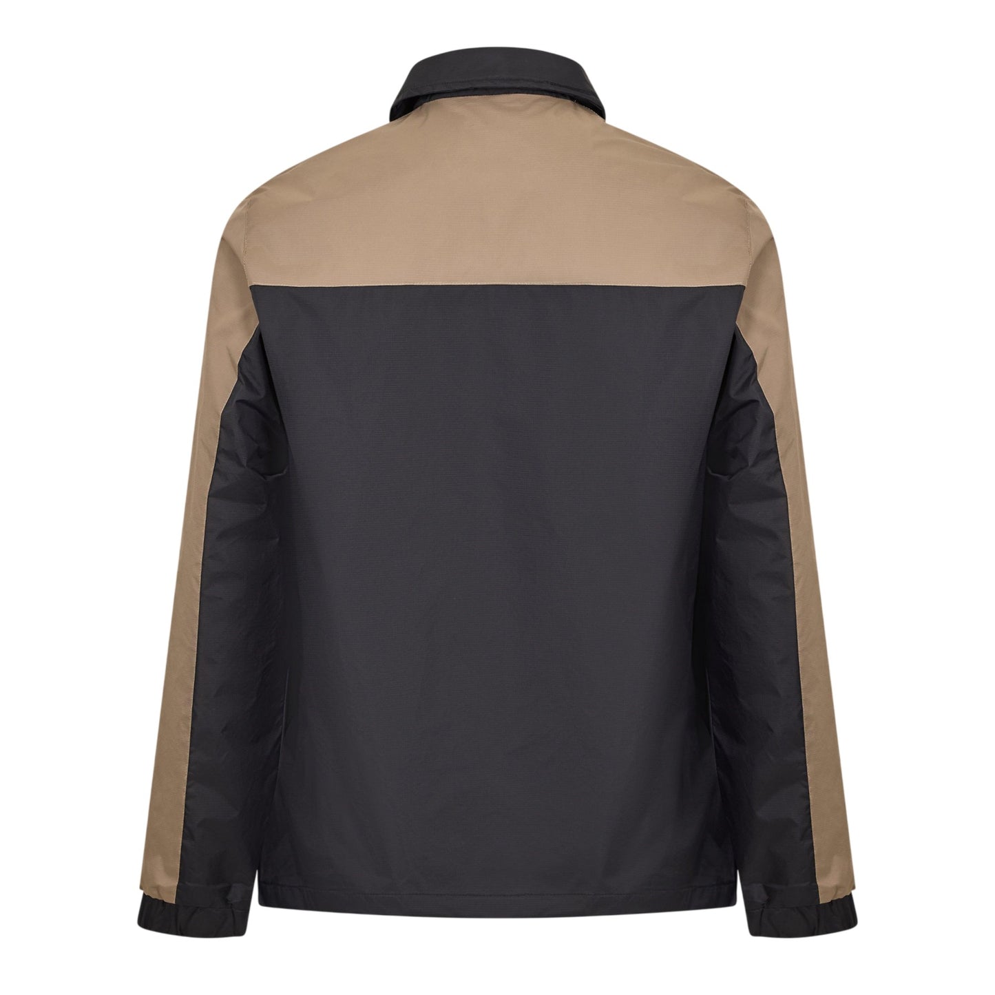 Black - Back - Luke Mens Colour Block Bomber Jacket