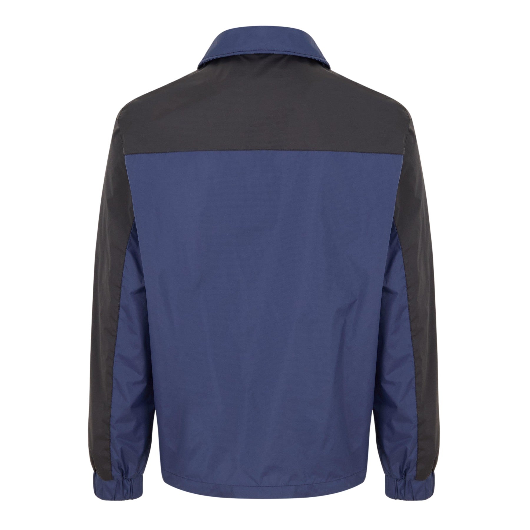Black-Navy - Back - Luke Mens Colour Block Bomber Jacket