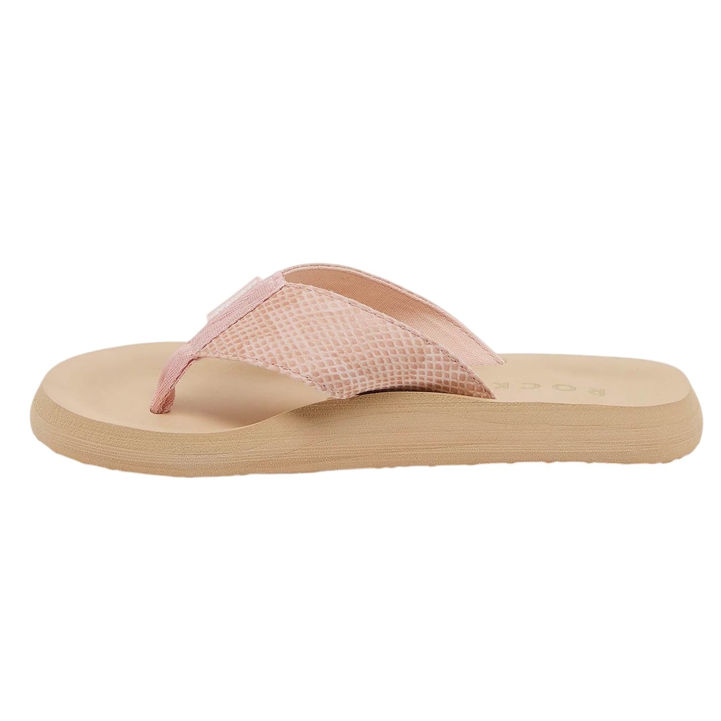 Pink - Side - Rocket Dog Womens-Ladies Adios Super Light Flip Flops