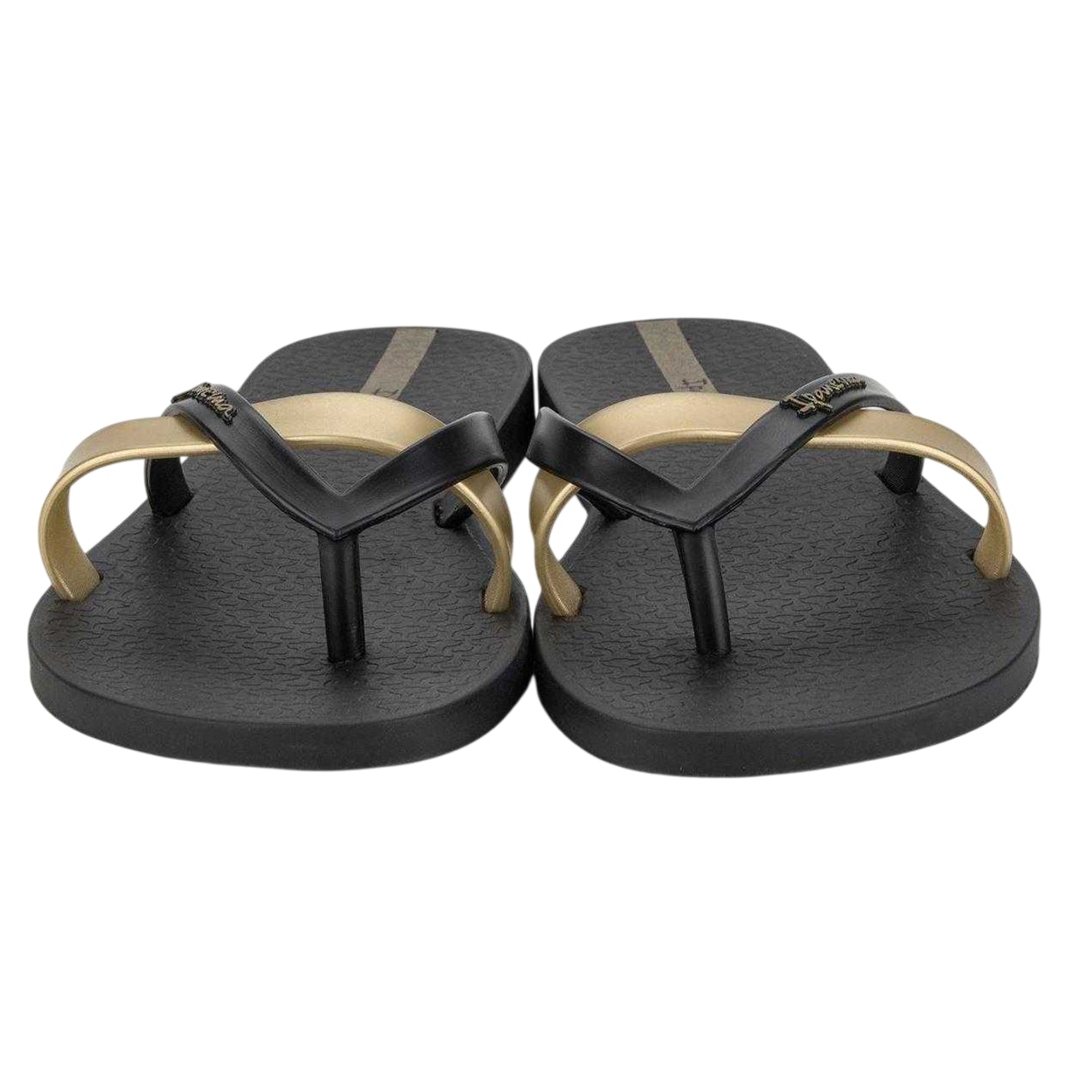 Black - Back - Ipanema Womens-Ladies Kirei Lightweight Flip Flops