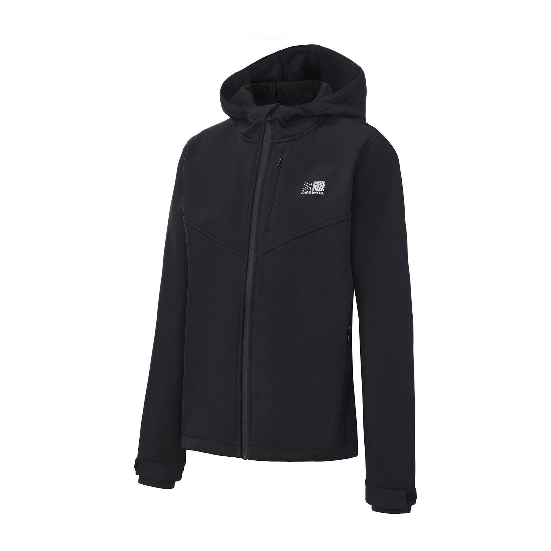 Black - Side - Karrimor Womens-Ladies Plain Soft Shell Jacket