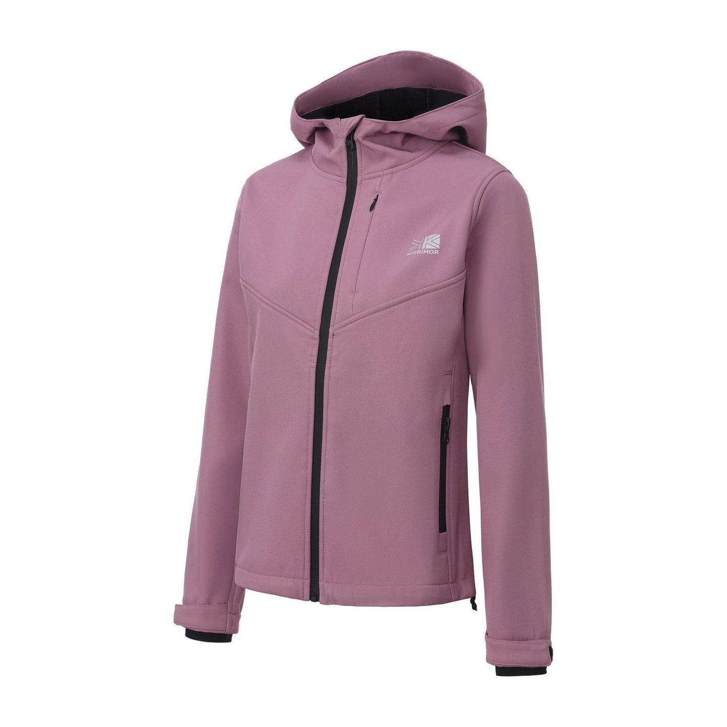 Dusty Rose - Side - Karrimor Womens-Ladies Plain Soft Shell Jacket