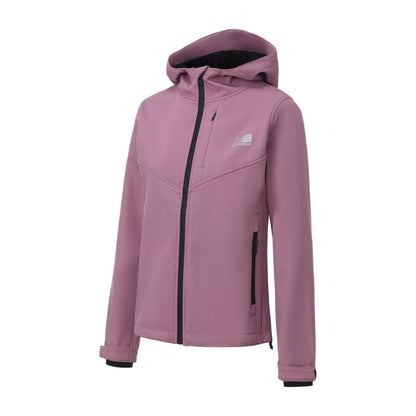 Dusty Rose - Side - Karrimor Womens-Ladies Plain Soft Shell Jacket