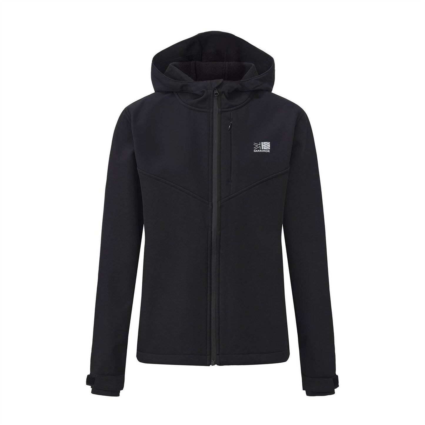 Black - Front - Karrimor Womens-Ladies Plain Soft Shell Jacket