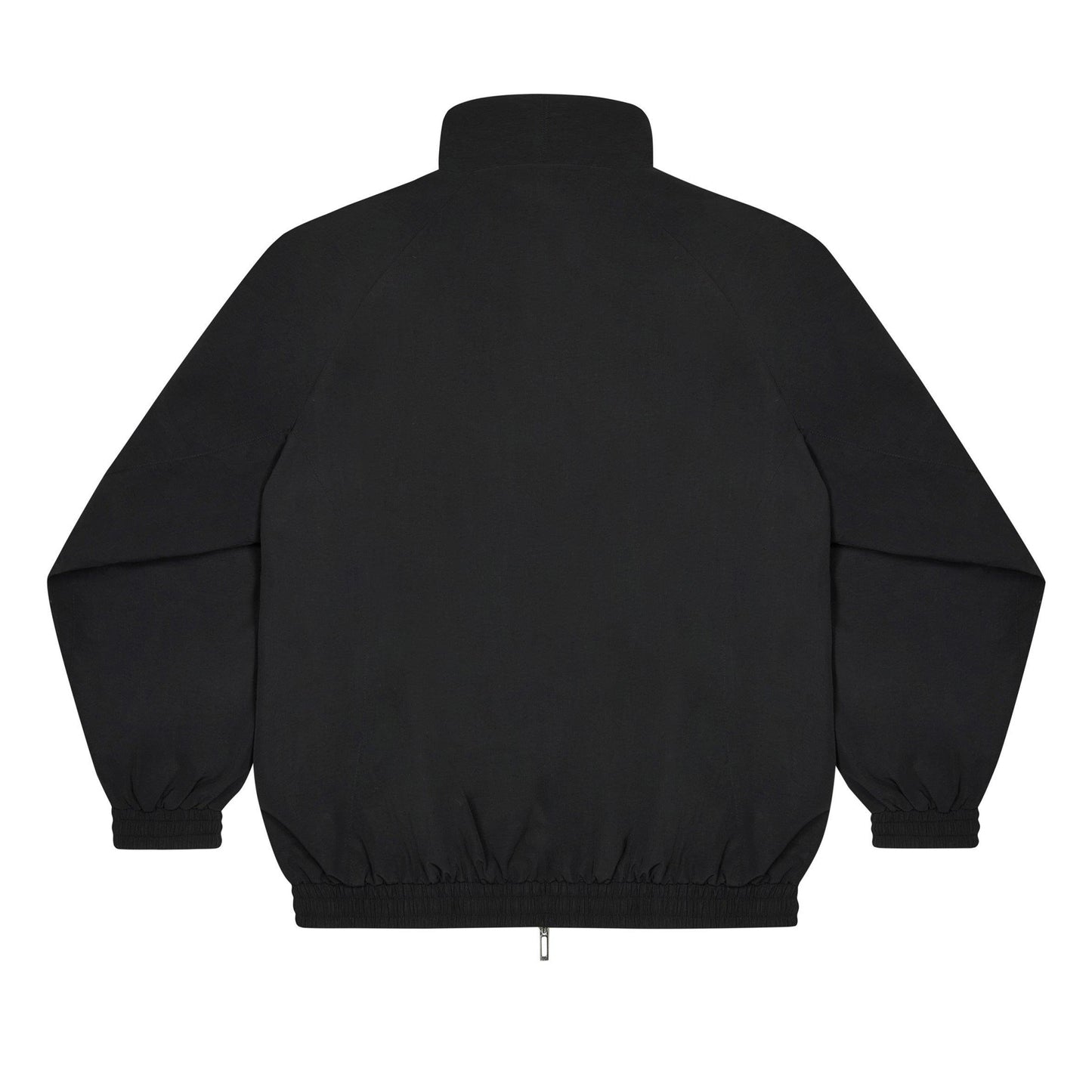 Black - Back - No Fear Mens Funnel Neck Raglan Long-Sleeved Track Top