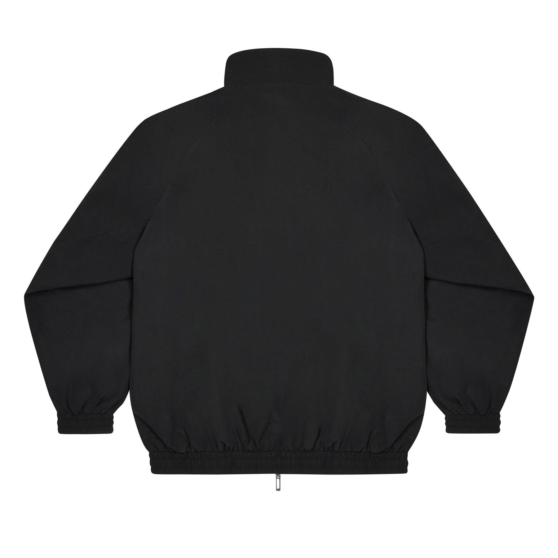 Black - Back - No Fear Mens Funnel Neck Raglan Long-Sleeved Track Top