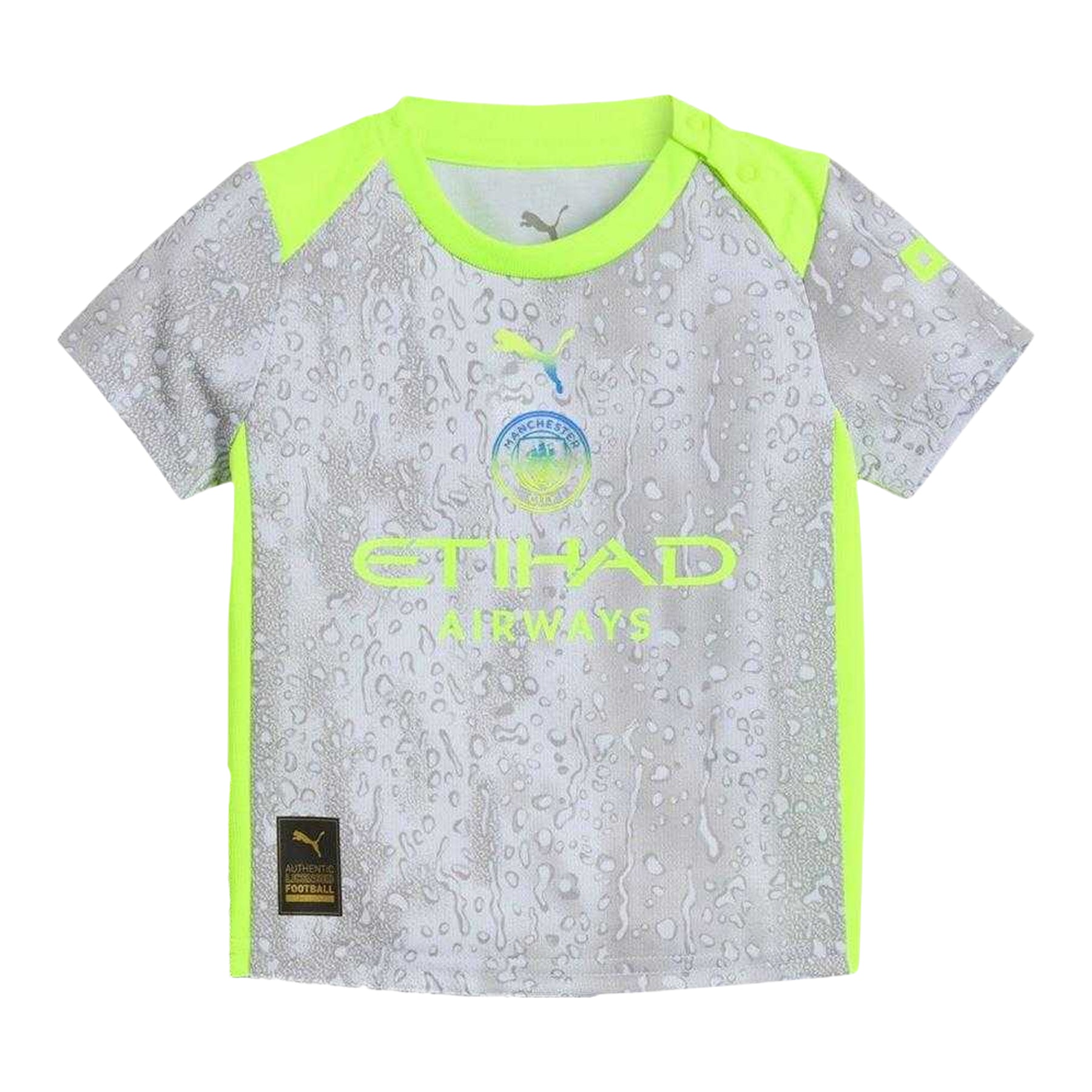 Grey-Green - Side - Puma Baby 2025-2026 Manchester United FC Third Kit