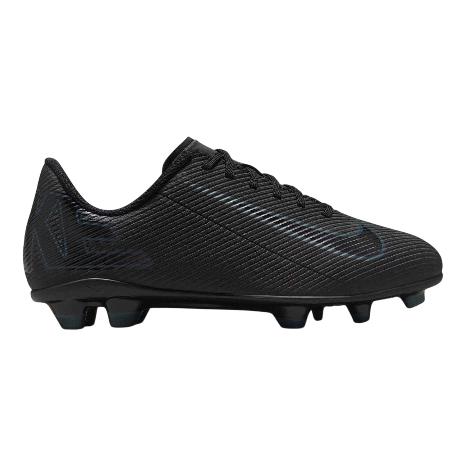 Black - Front - Nike Childrens-Kids Mercurial Vapor 16 Club Leather Firm Ground Football Boots