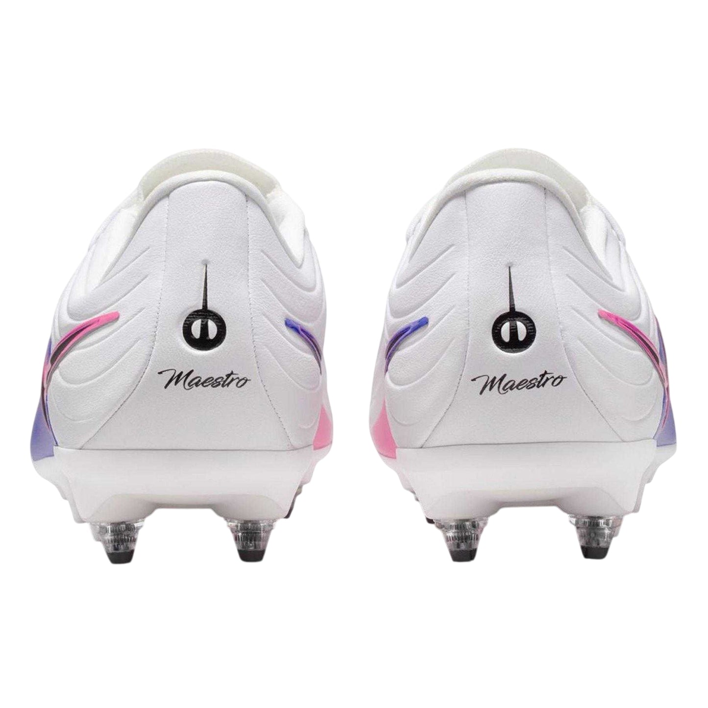 Blue-White-Pink - Back - Nike Mens Tiempo Maestro Academy Soft Ground Football Boots