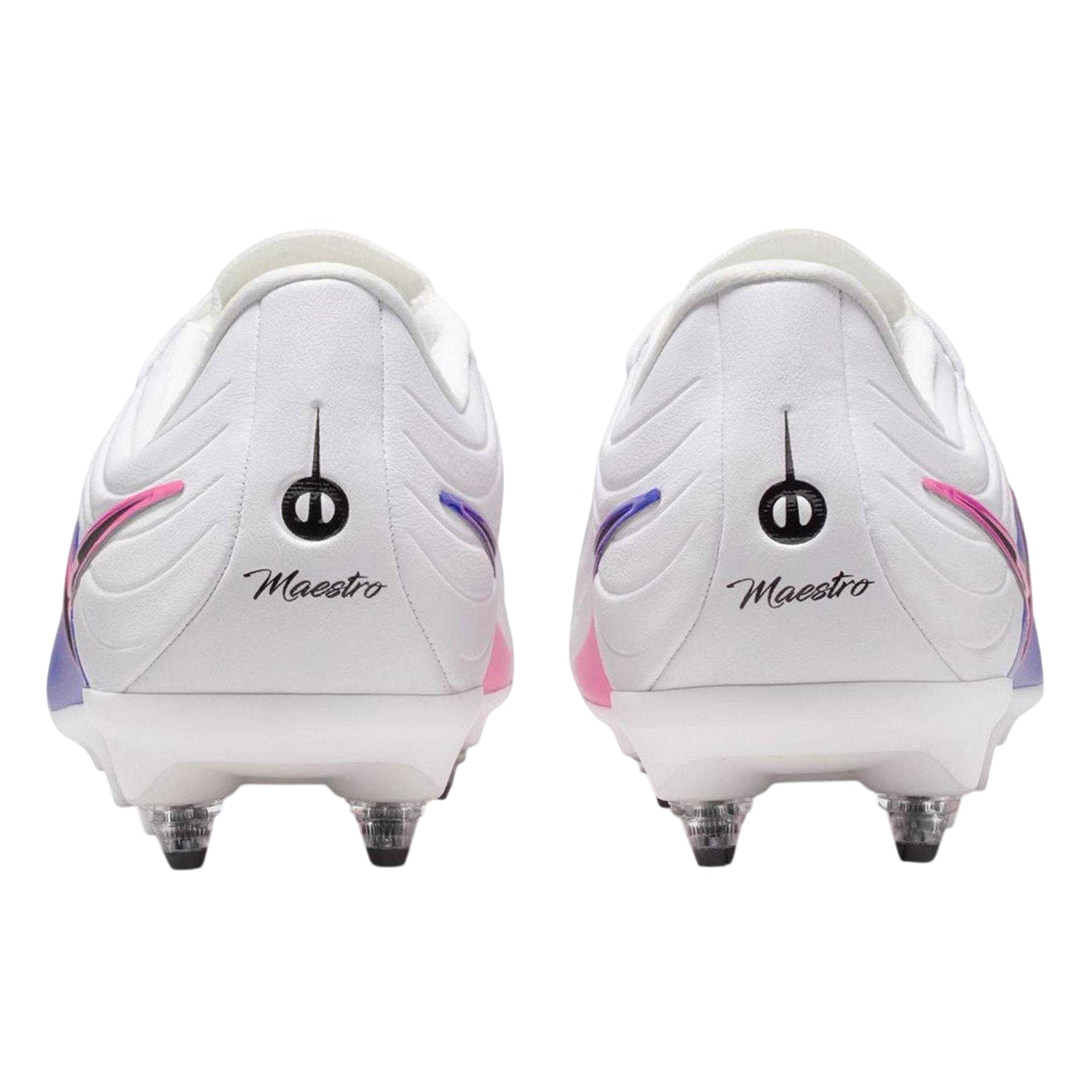 Blue-White-Pink - Back - Nike Mens Tiempo Maestro Academy Soft Ground Football Boots