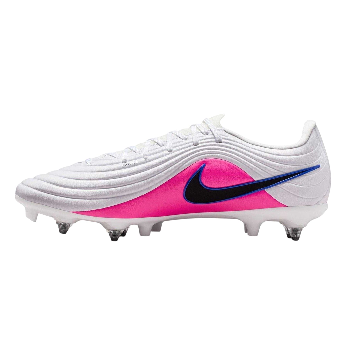 Blue-White-Pink - Side - Nike Mens Tiempo Maestro Academy Soft Ground Football Boots