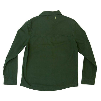 Pine - Back - Roamers Mens Chest Pocket Long-Sleeved Shirt