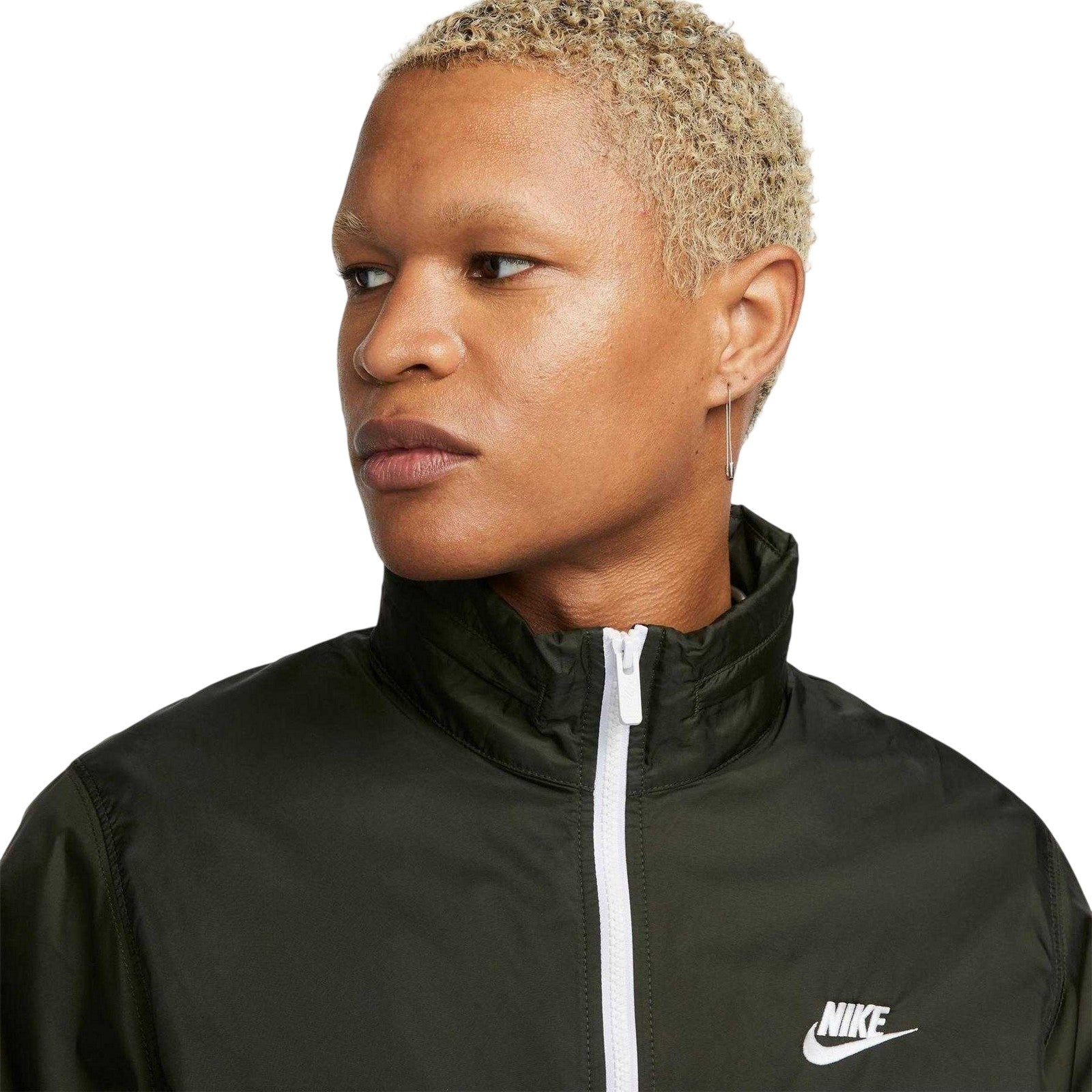 Sequoia-White - Lifestyle - Nike Mens Club Lined Tracksuit Set