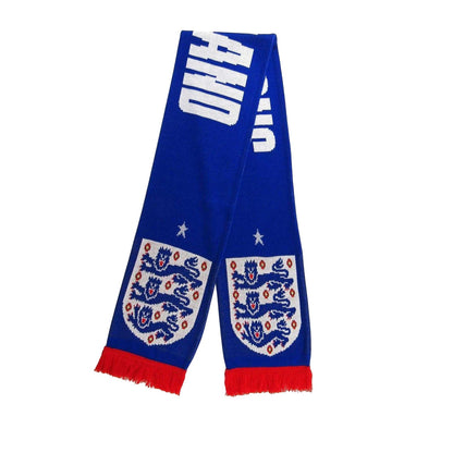 Blue - Front - England Acrylic Scarf