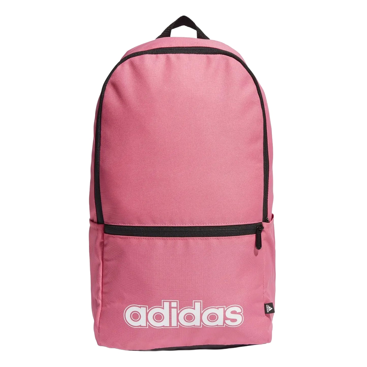 Pink-White - Front - Adidas Classic Foundation Backpack