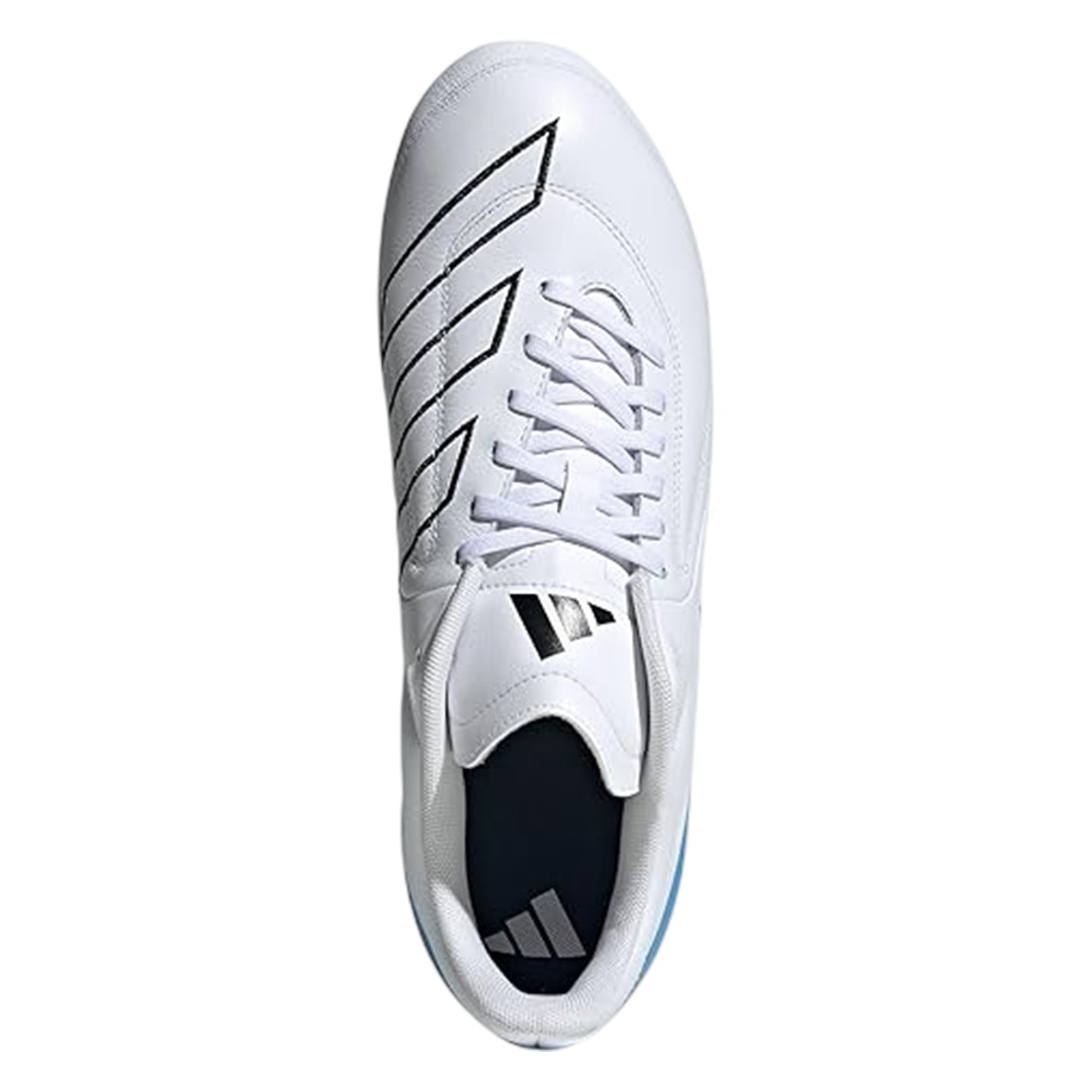 White-Black - Lifestyle - Adidas Mens RS15 Elite Soft Ground Rugby Boots