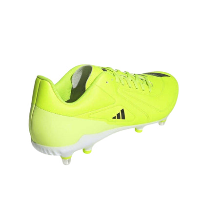 Yellow-Black - Back - Adidas Mens RS15 Elite Soft Ground Rugby Boots