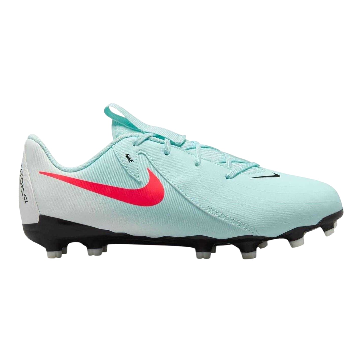 Mint-Red - Front - Nike Childrens-Kids Phantom GX II Academy Firm Ground Football Boots