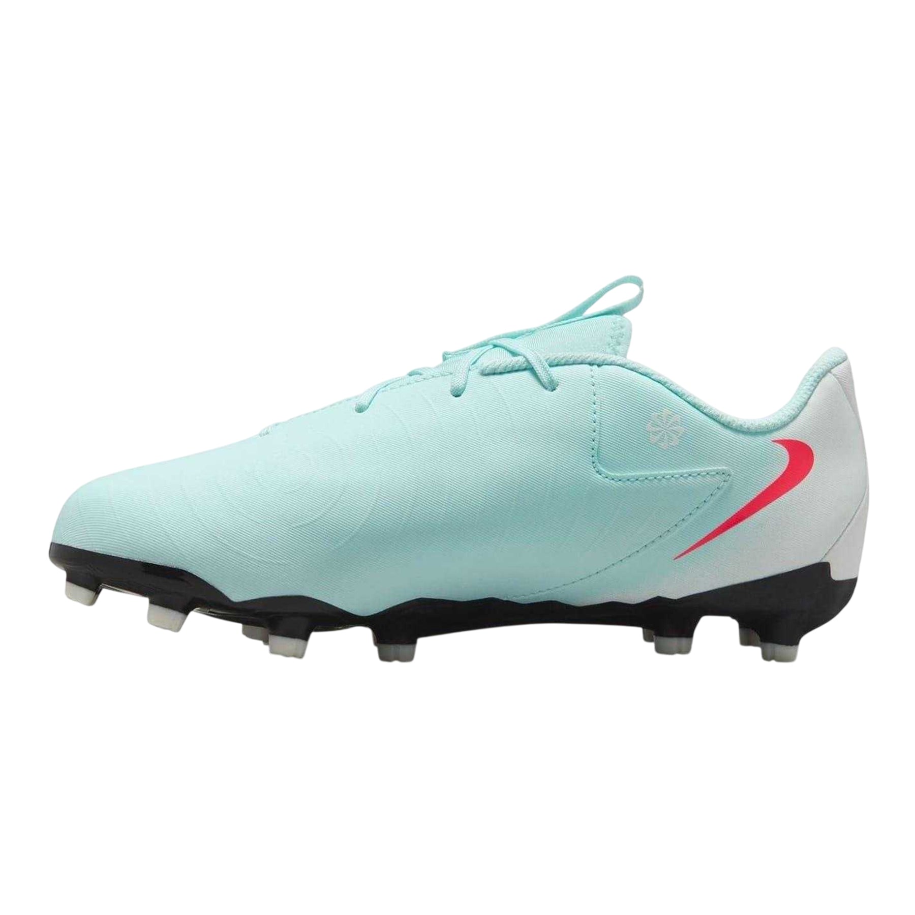 Mint-Red - Side - Nike Childrens-Kids Phantom GX II Academy Firm Ground Football Boots