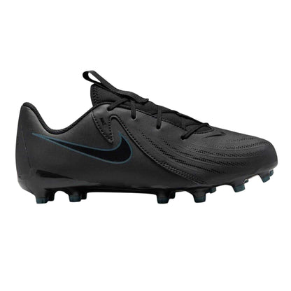 Black-Green - Front - Nike Childrens-Kids Phantom GX II Academy Firm Ground Football Boots