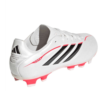 Silver-Black - Back - Adidas Childrens-Kids Copa Pure Iv Club Firm Ground Football Boots