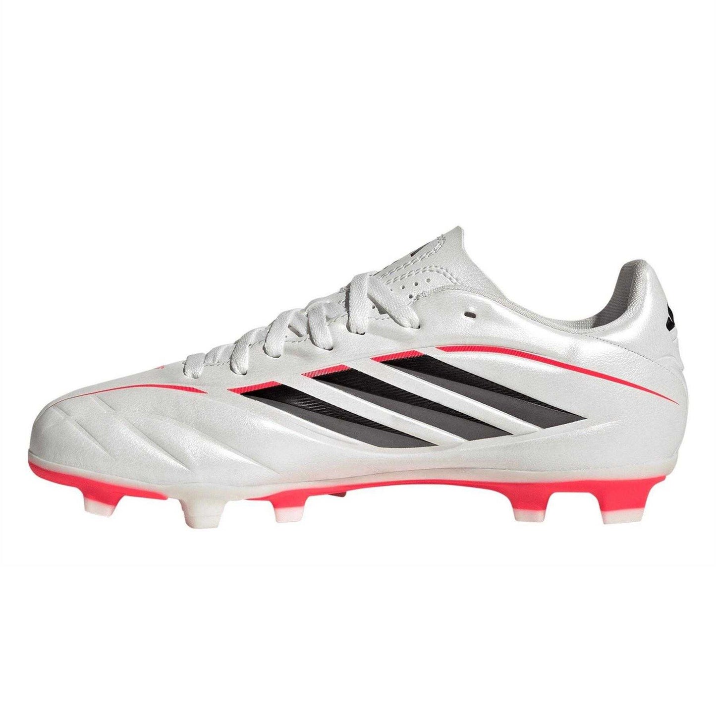 Silver-Black - Side - Adidas Childrens-Kids Copa Pure Iv Club Firm Ground Football Boots