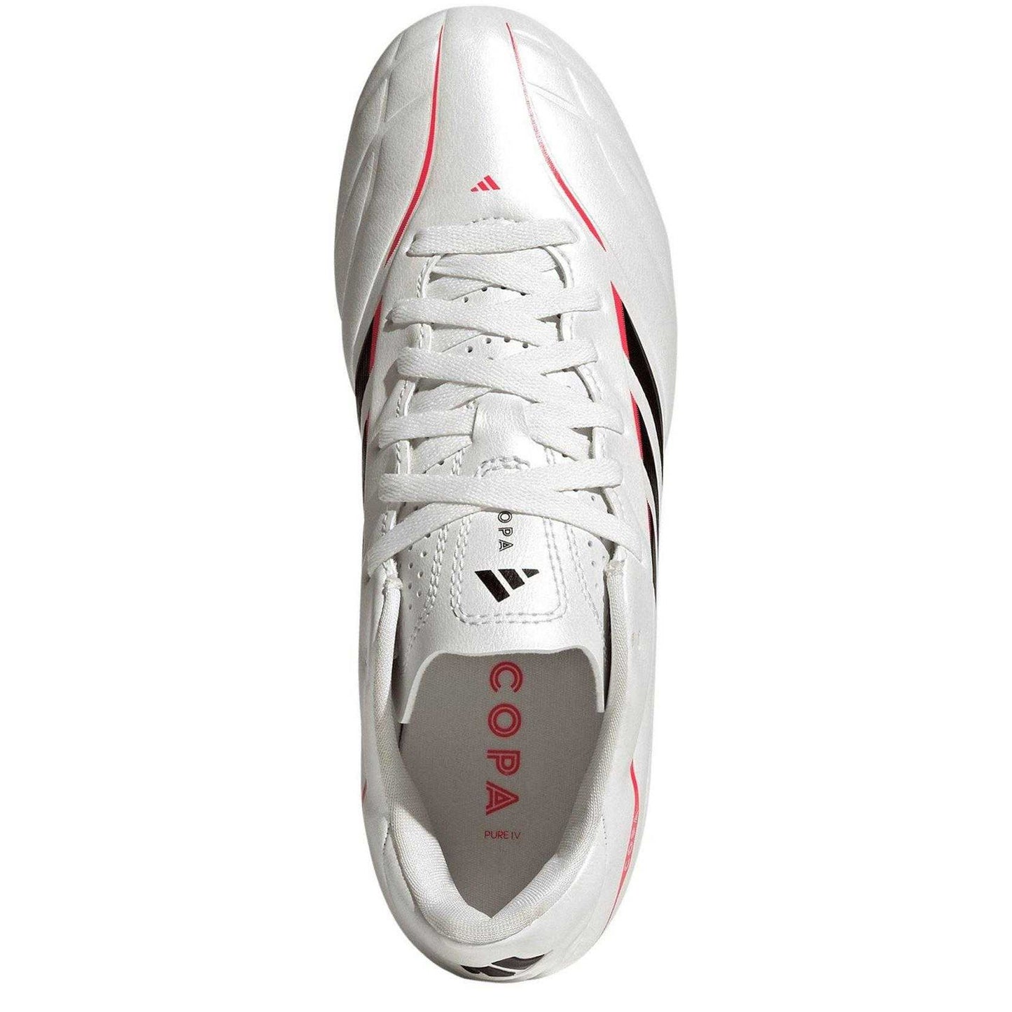 Silver-Black - Lifestyle - Adidas Childrens-Kids Copa Pure Iv Club Firm Ground Football Boots