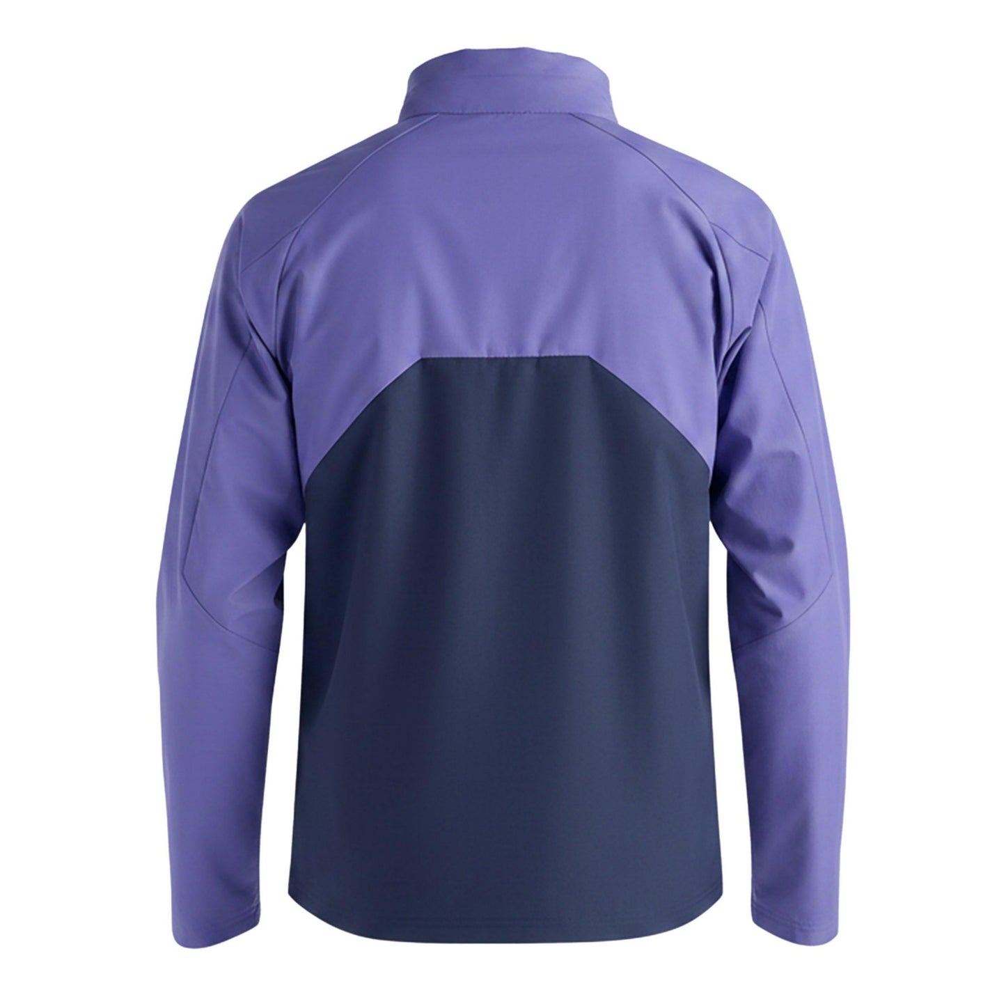 Purple - Back - New Balance Mens Two Tone Woven Hooded Jacket