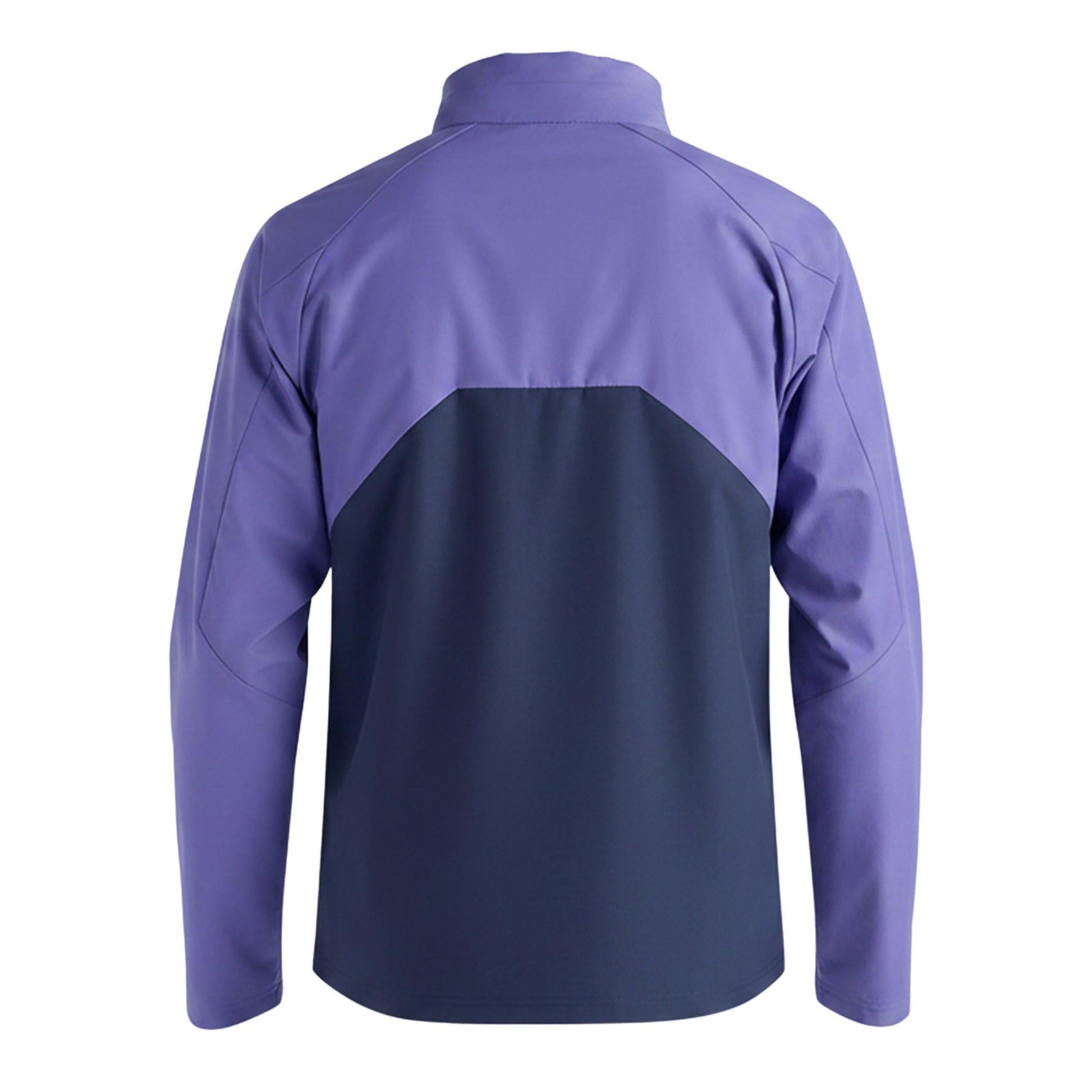 Purple - Back - New Balance Mens Two Tone Woven Hooded Jacket