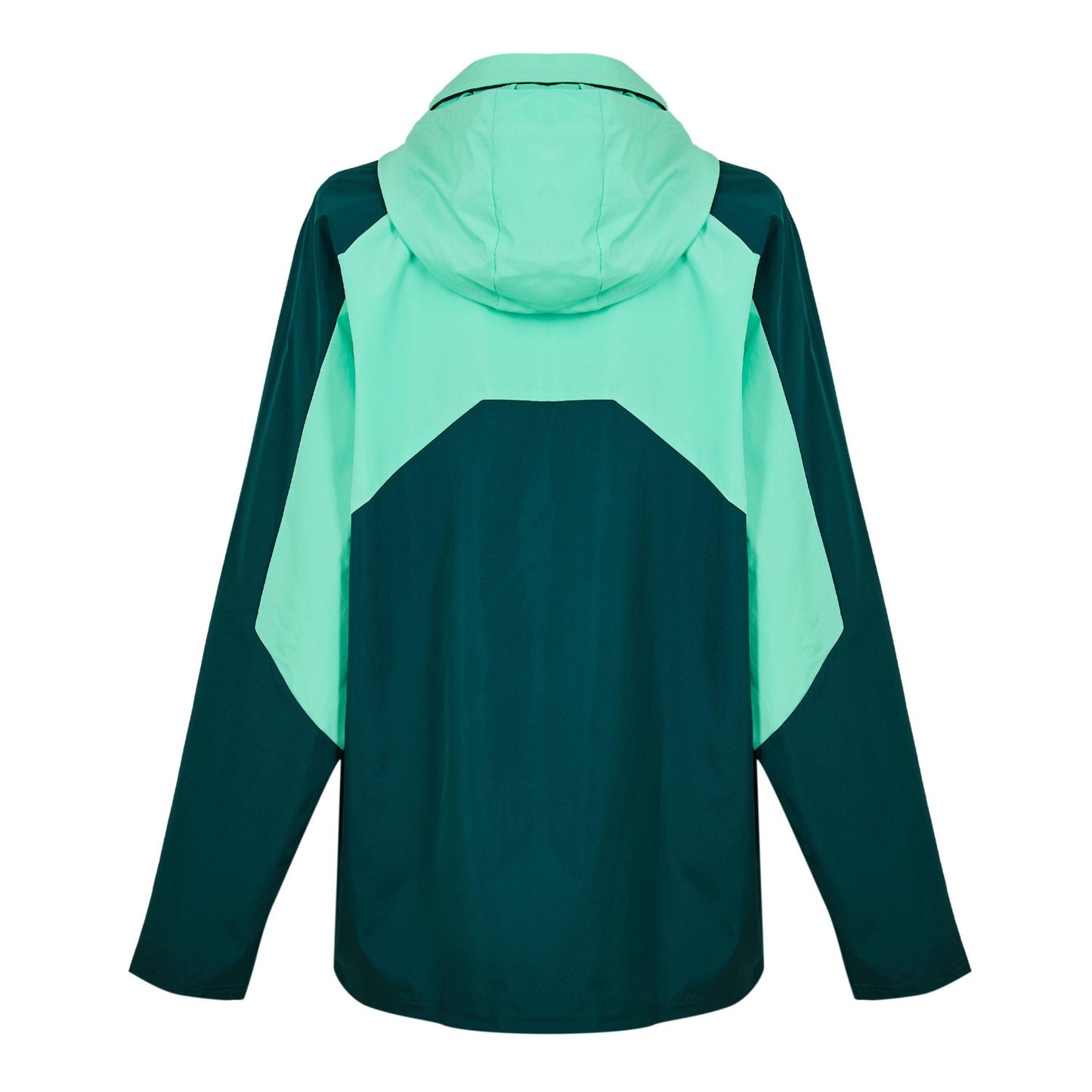 Green-Sage - Back - New Balance Mens Two Tone Woven Hooded Jacket