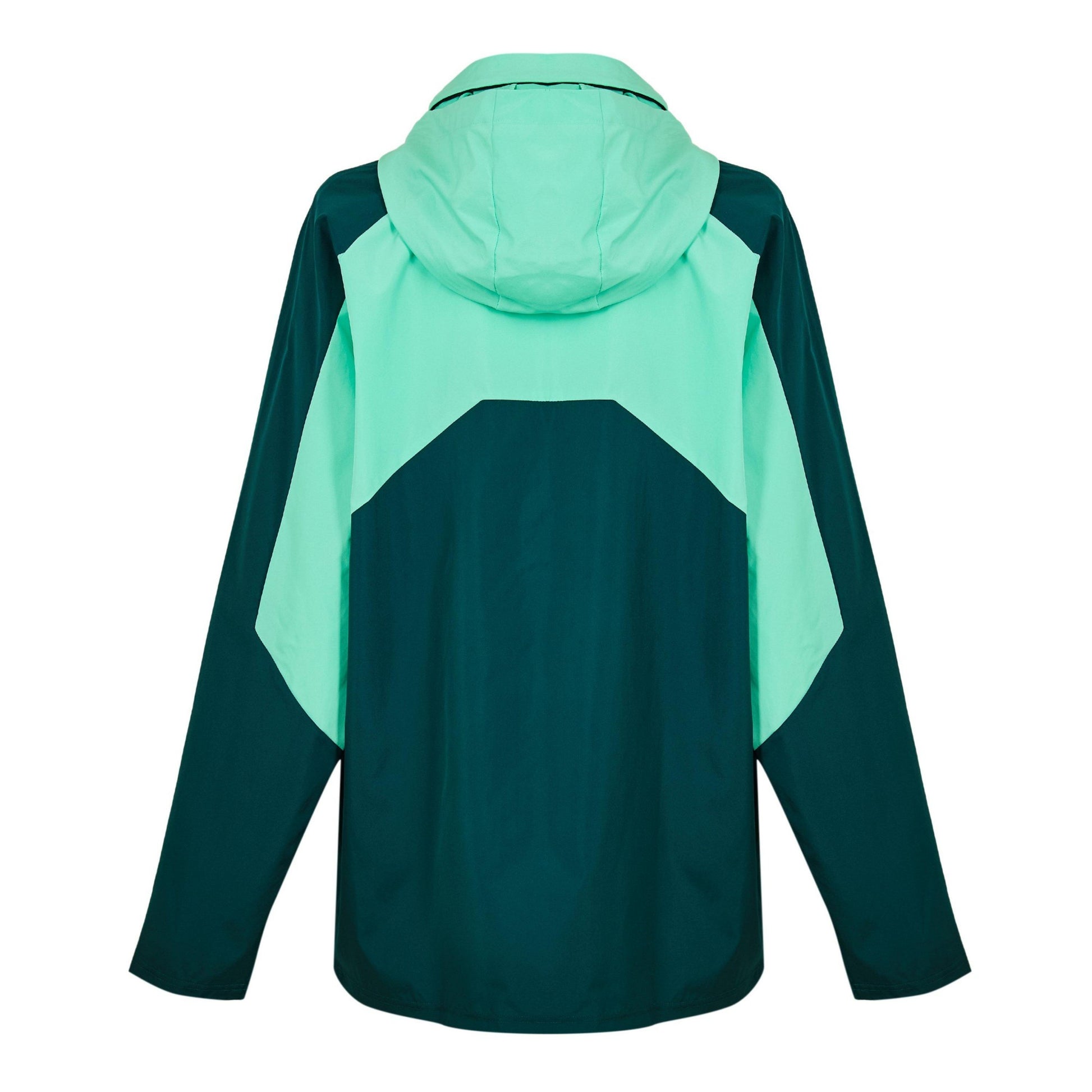 Green-Sage - Back - New Balance Mens Two Tone Woven Hooded Jacket