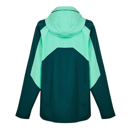Green-Sage - Back - New Balance Mens Two Tone Woven Hooded Jacket