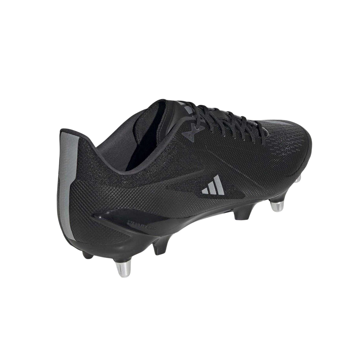 Core Black - Back - Adidas Childrens-Kids Adizero Rs15 Ultimate Soft Ground Rugby Boots